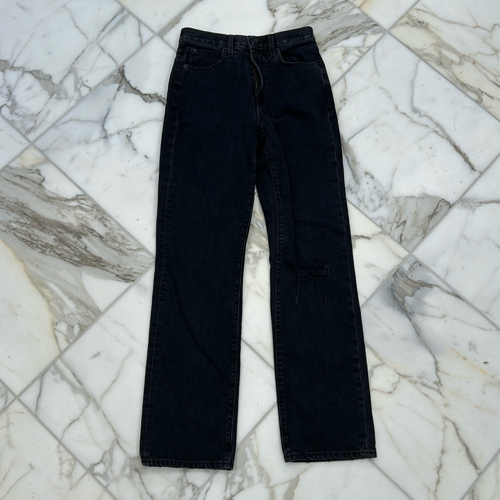 Women’s Slvrlake Washed Black Denim High Waist Pants - Size 25